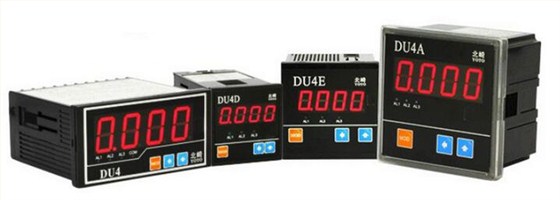 DU4系列數顯電流表四種尺寸圖