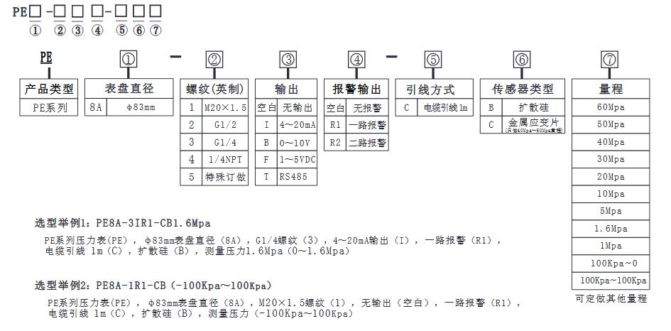 PE8A選型